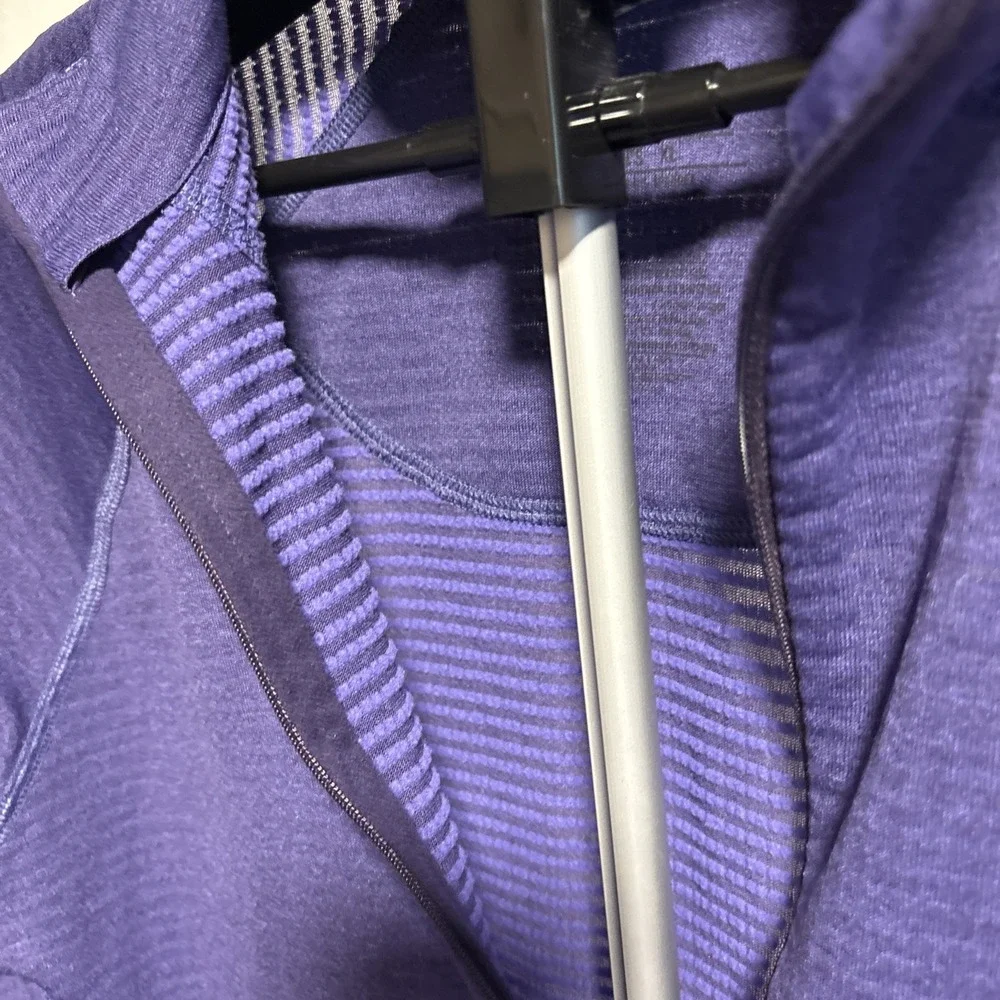 Patagonia Jacket Womens XL Purple Capilene 3 Midweight Polartec 1/4 Quarter Zip